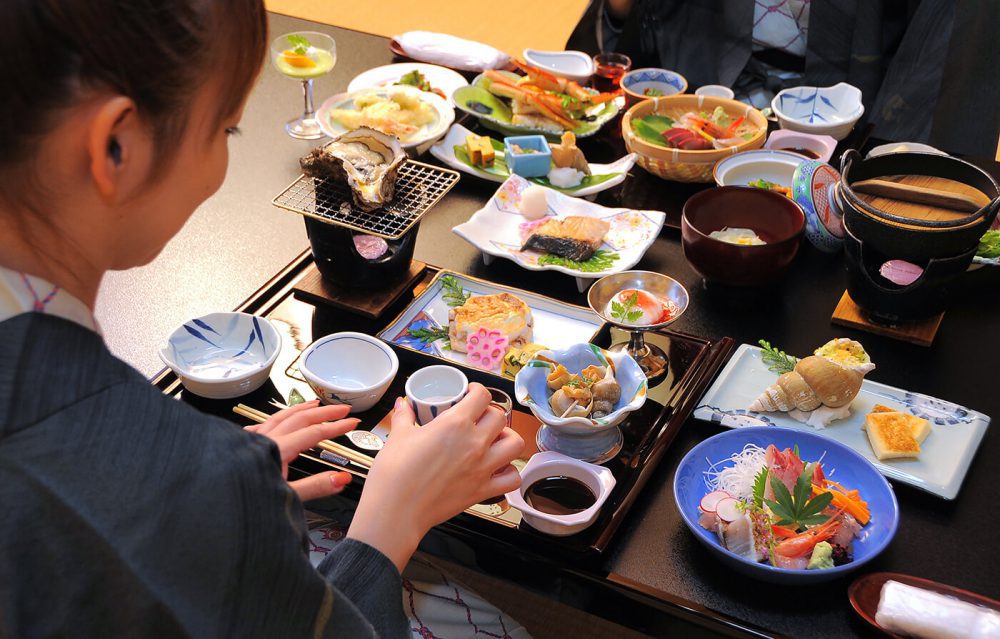 cena en Ryokan