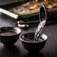 Sake, cafe y refrescos japonés