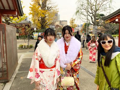 kimono en asakusa