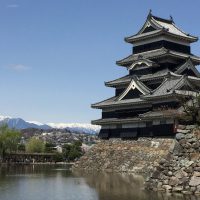 El castillo Matsumoto y la ciudad