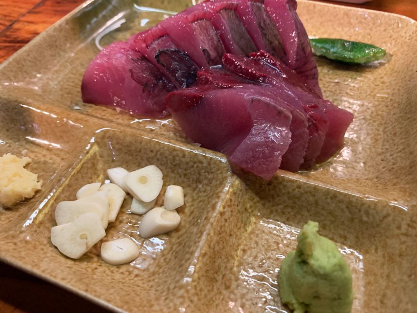 Pescado crudo : Sashimi