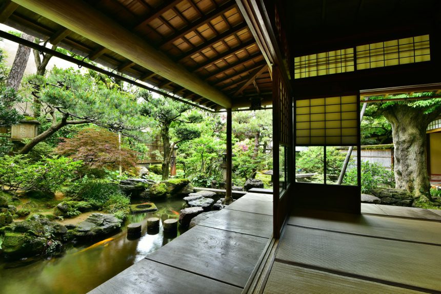 La antigua casa de un Samurai